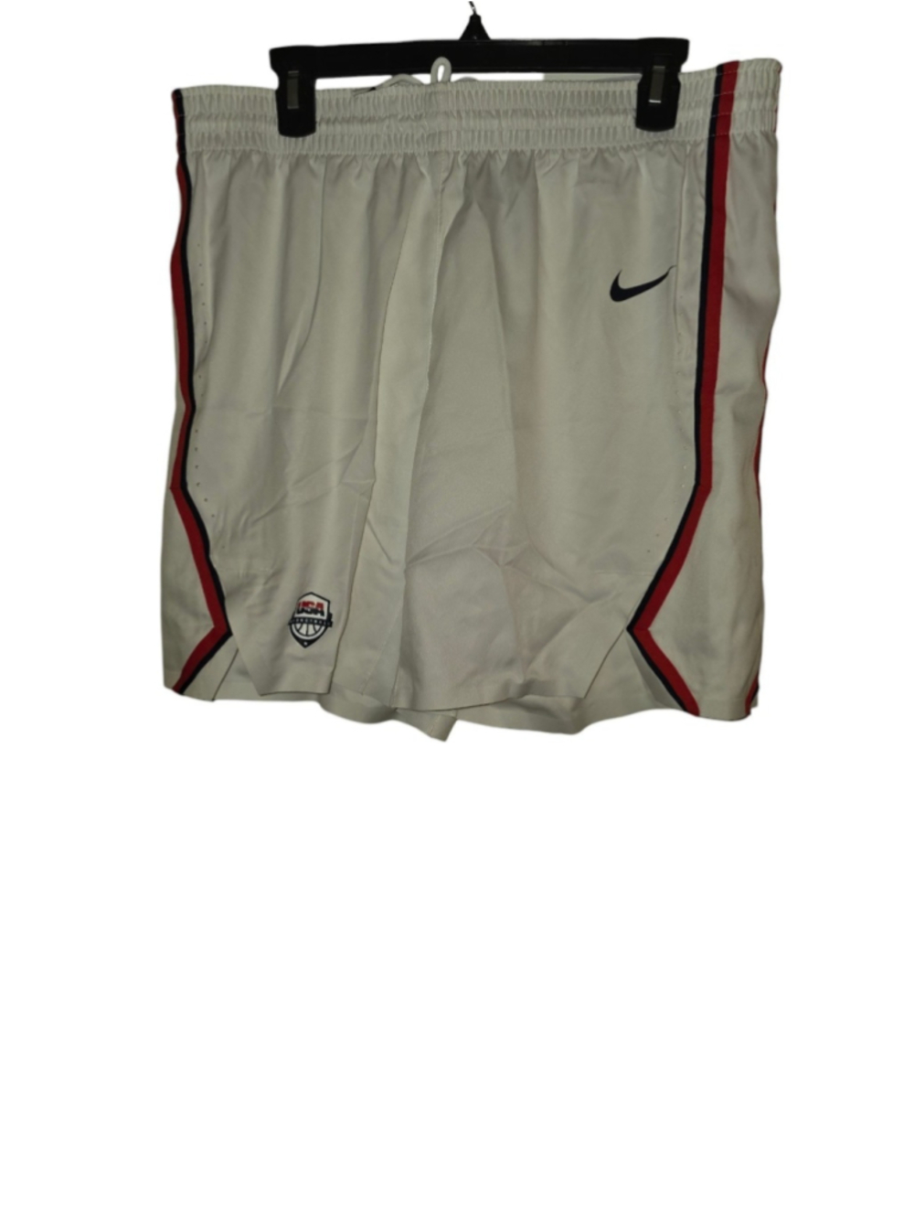 NIKE USA BASKETBALL Olympic Team Issued Shorts SIZE 36 AR1334-XXX White Blue Red